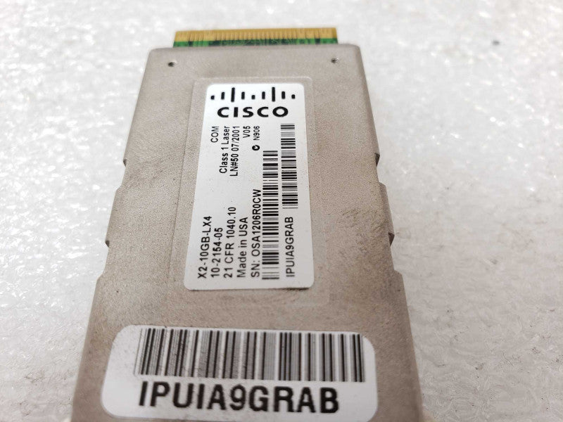 Cisco X2-10GB-LX4 10GBase-LX4 Gigabit Transceiver Module _