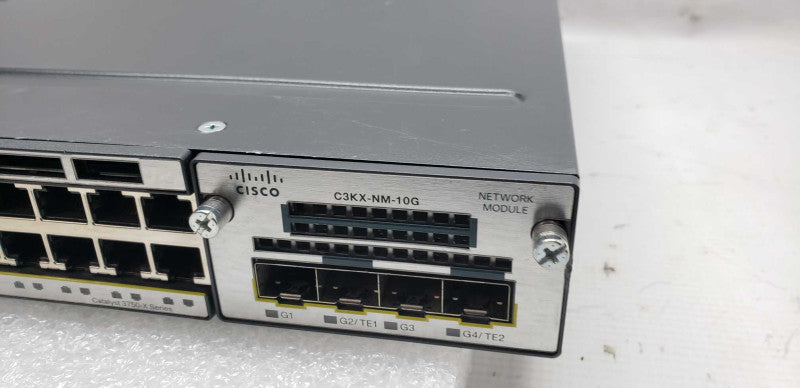 Cisco Catalyst 3750-X Series gigabit switch ws-c3750x-24t-s v04 FACTORY RESET #