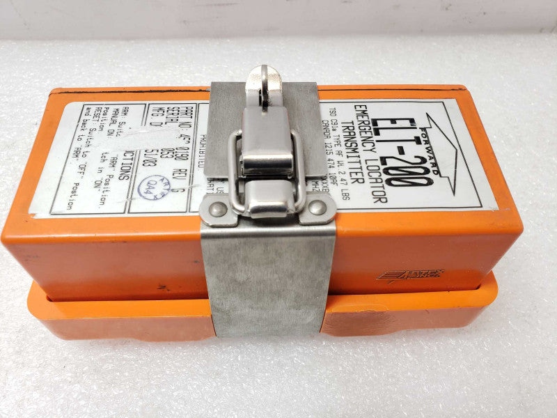 ARTEX ELT 200 P/N 453-0190 REV G, EMERGENCY LOCATOR TRANSMITTER, AS-IS _