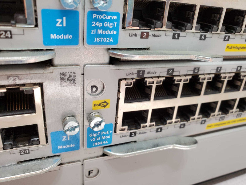 HP ProCurve 5406zl Fully Configurable Switch Configuration w/3x J8702 1xJ9534 )