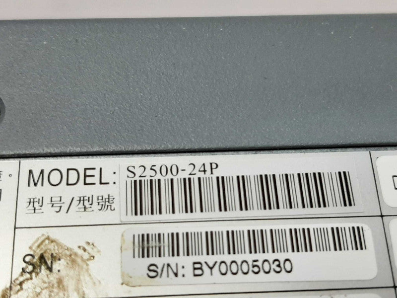 Aruba S2500-24P-US S2500-24P-4X10G Mobility Access Switch, FACTORY RESET ~