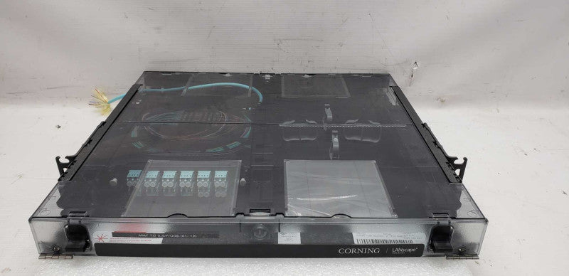 corning cable systems cch-01u 1U Fiber Enclosure 1x bundle of fibre connector #