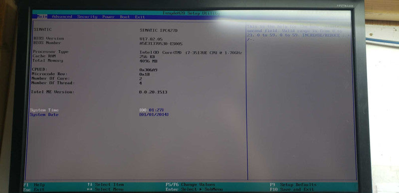 Siemens Simatic MicroBox PC I7-3517UE @ 1.70ghz / 4gb ram #