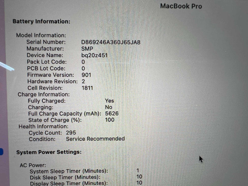 MacBook Pro 15 inch 2019 TouchBar with 8 core i9 CPU @ 2.3 GHz 32GB RAM & 1TB  -