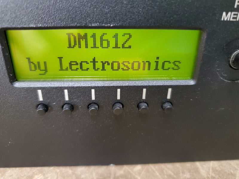 Lectrosonics DM1612 Digital Automatic Matrix Mixer )