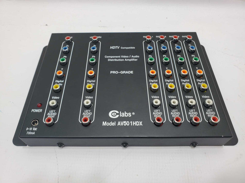 CE Labs Model AV50 1HDX Video Splitter Amplifier 1 to 4 Outputs |