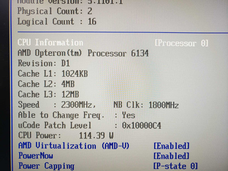 HP ProLiant DL165 G7 1U 2xOpteron 6134@2.3GHz 16 GB ECC DDR3 No RAID [