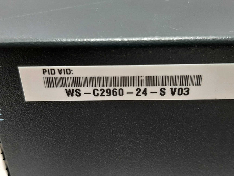 Cisco Catalyst 2960 SI Series WS-C2960-24-S 24-Port Switch, FACTORY RESET ~