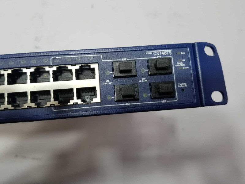 Netgear GS748TS 48 Port Gigabit Ethernet Managed Switch