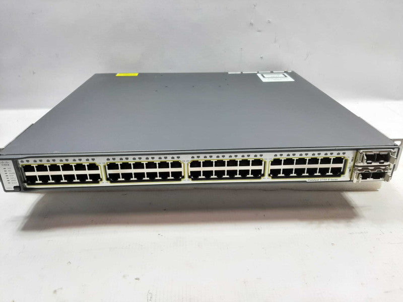 Cisco WS-C3750E-48TD-S 48 Port Gigabit Switch, FACTORY RESET ~
