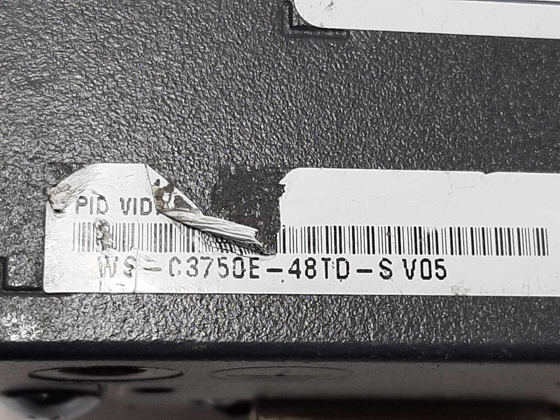 Cisco WS-C3750E-48TD-S 48 Port Gigabit Switch, FACTORY RESET ~