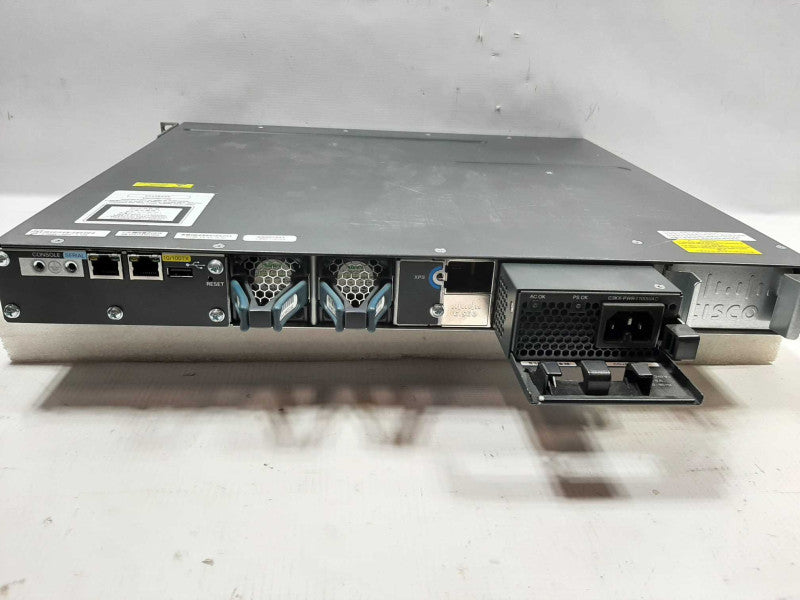Cisco WS-C3560X-48PF-L 48 Port PoE+ Gigabit Switch, FACTORY RESET ~