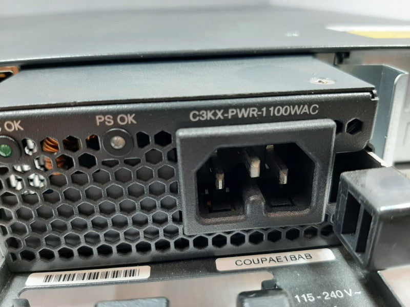Cisco WS-C3560X-48PF-L 48 Port PoE+ Gigabit Switch, FACTORY RESET ~