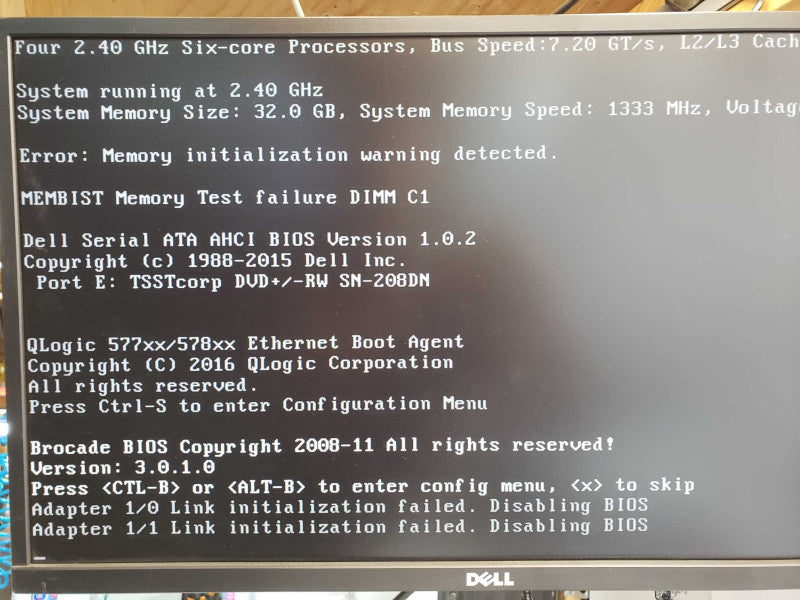 DEll PowerEdge R820, 4x Xeon E5-4610 2.4GHz 6C, 32GB, No RAID, 1x PSU, 2.5\\" _