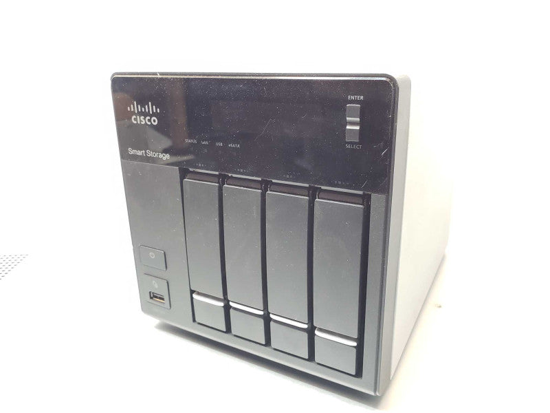 Cisco NSS324 4-Bay Smart Storage with 4x HDD Trays, No HDD _