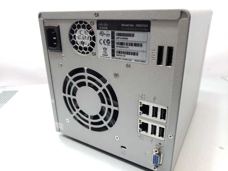 Cisco NSS324 4-Bay Smart Storage with 4x HDD Trays, No HDD _