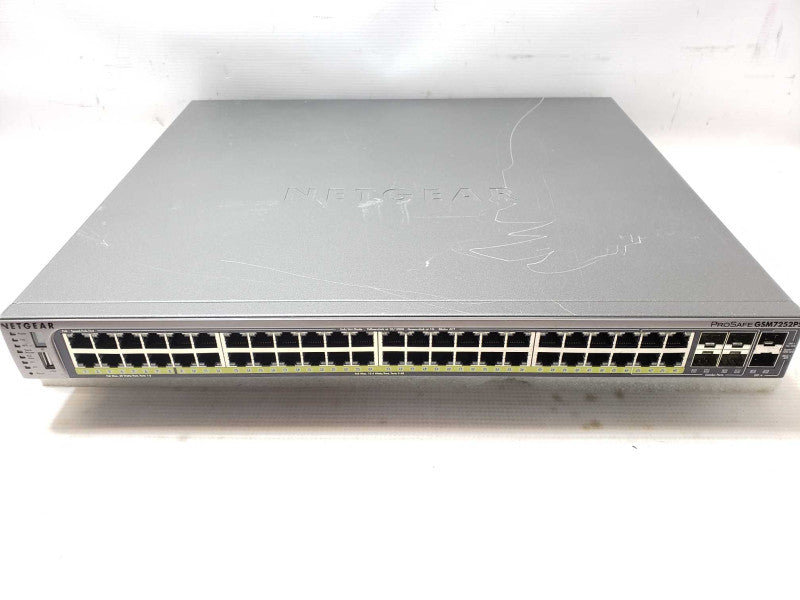 NetGear ProSafe 48-Port Gigabit L2+ Managed Stackable Switch with PoE GSM7252P _