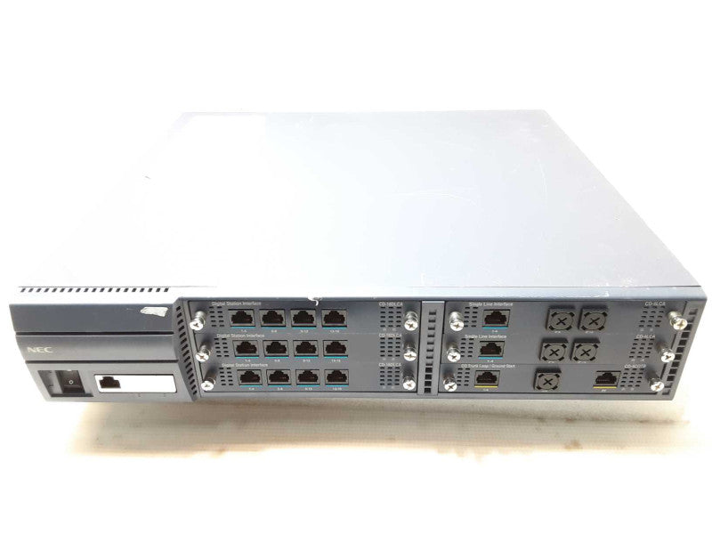 Nec SV8100 CHS2U-US with 3x CD-16DLCA, 2X CD-4LCA, 1X CD-4C0TB, powers on AS-IS _