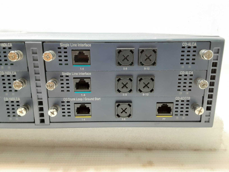 Nec SV8100 CHS2U-US with 3x CD-16DLCA, 2X CD-4LCA, 1X CD-4C0TB, powers on AS-IS _