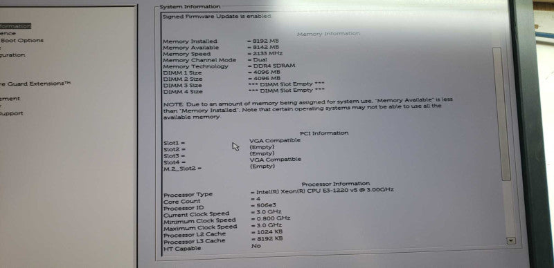 Dell Precision T3620 Xeon E3-1220 V5 @ 3.00ghz 8gb ram DDR4 dual Quadro K620 #