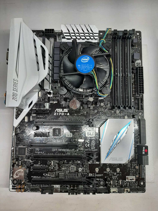 ASUS Z170-A LGA1151 Intel Z170 DDR4 ATX, i5-6500 3.2GHz, NO RAM, READ* ~