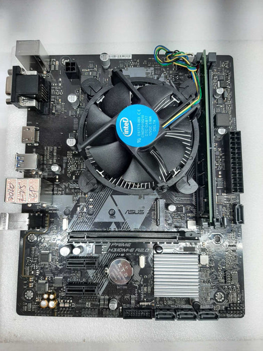 ASUS PRIME H310M-E R2.0 Motherboard, i3-9100 3.6GHz/8GB DDR4 ~