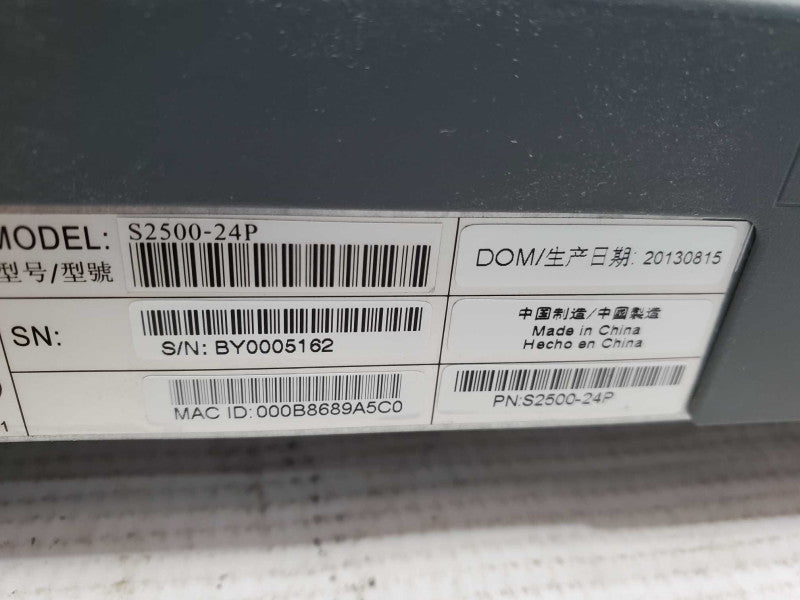 Aruba S2500-24P-4x10G Poe Mobility Access Switch_reset )