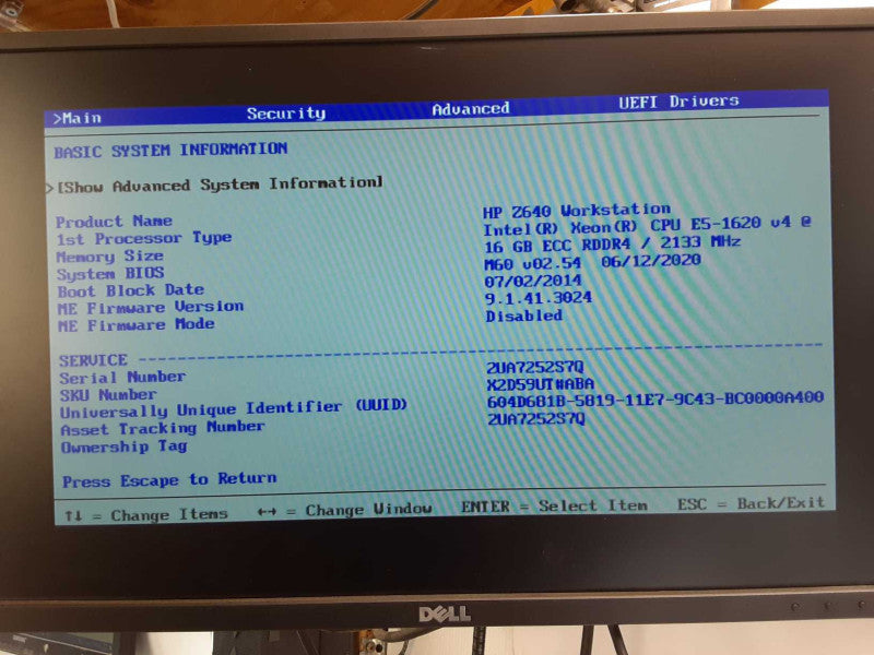 HP Z640 WS, Xeon E5-1620v3 3.5GHz, 16GB DDR4, 2x HDD Trays, No GPU, SEE _