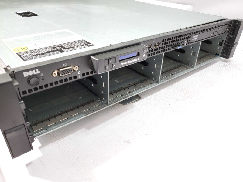 DELL PowerEdge R515,1x heatsink, No Ram, No HDD, 2x PSU, 8x 3.5\\" Bays )