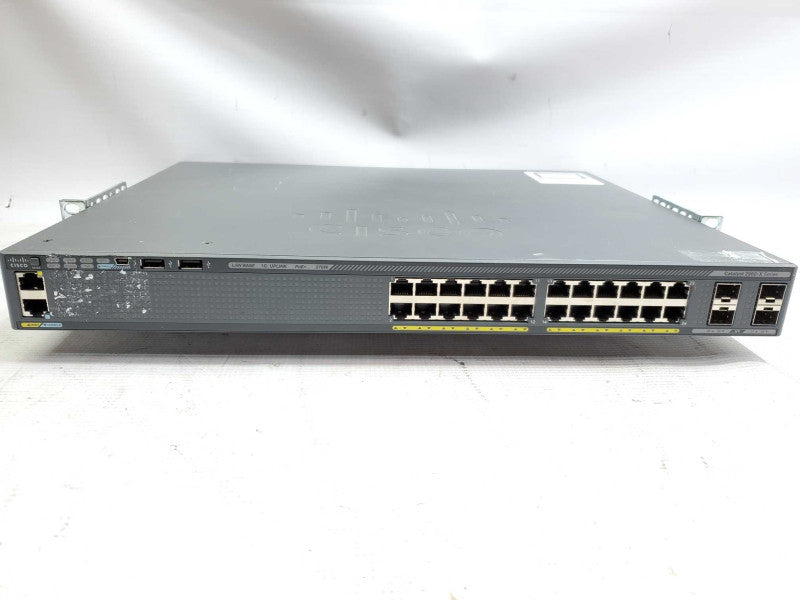 Cisco Catalyst 2960X WS-C2960X-24PS-L V02 24 Port Gigabit PoE Switch_reset )
