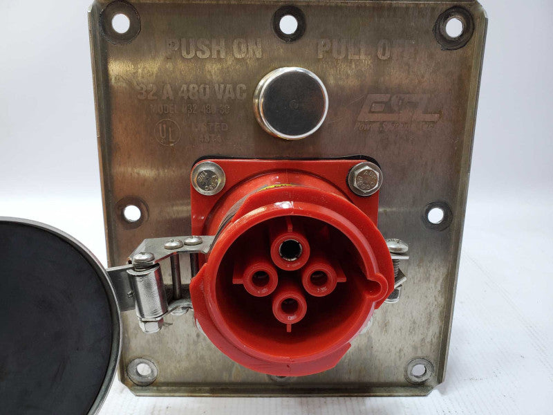 ESL Receptacle Module 85-1101-M1-R32-480-30 30AMPS 3 Pole (