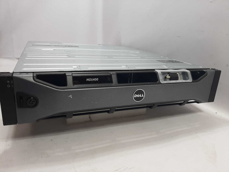 Dell MD1400 PowerVault Storage Array w/ 2x Controllers, 2x 600W PSU, NO HDDs ~