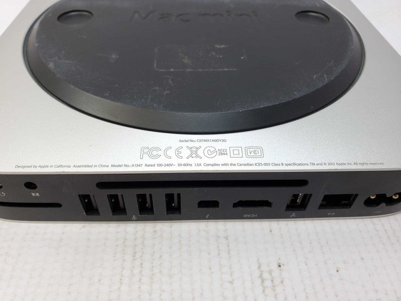 Apple Mac Mini A1347 Late 2012 i5-3210M @ 2.5 GHz 8 GB No HDD (