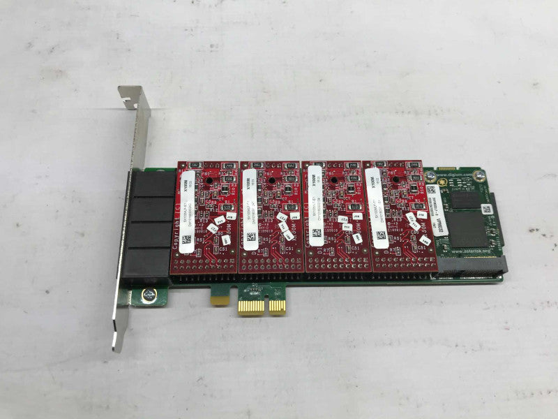 Digium A4B 4 Port Analog PCI-e Asterisk Card