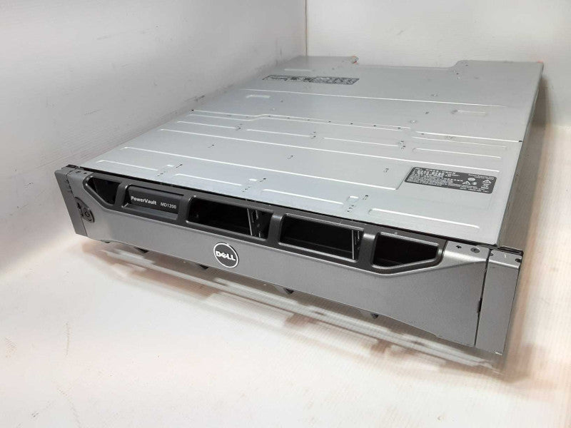 Dell PowerVault MD1400 12x 3.5\\" Storage Array 2x 12G-SAS-4, 2x PSU, Read _