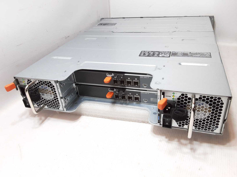 Dell PowerVault MD1400 12x 3.5\\" Storage Array 2x 12G-SAS-4, 2x PSU, Read _