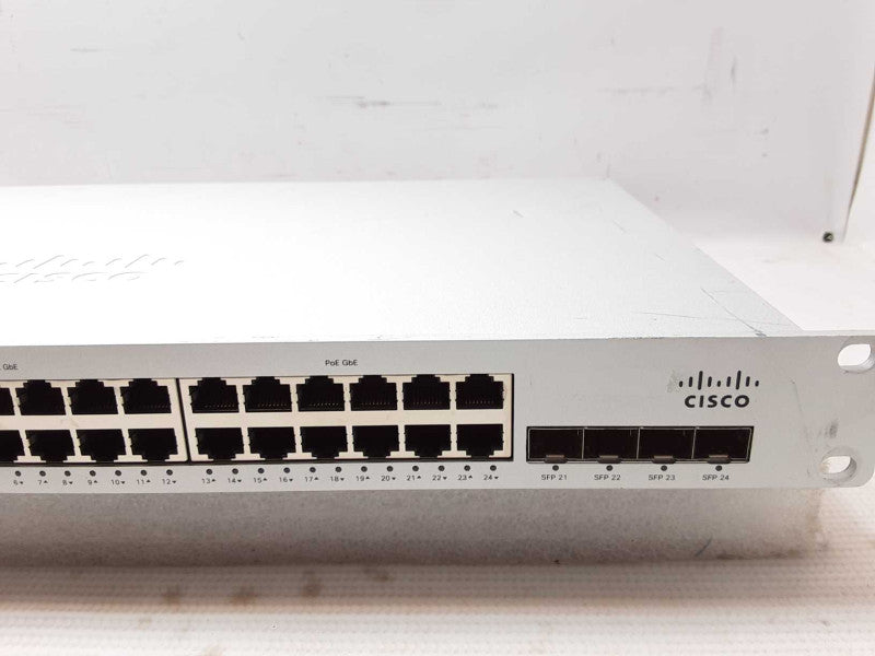Cisco Meraki MS220-24P 24 port POE Switch POE Tested Unclaimed, AS-IS, Read _