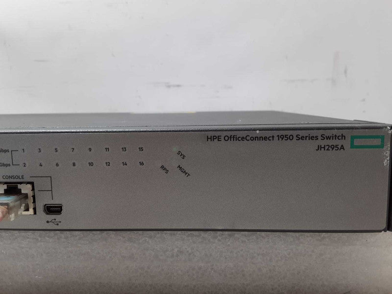 HP HPE JH295A 1950-12XGT-4SFP+ 12x 10GBASE-T Switch _
