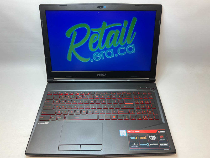 MSI GL63 8RC GAMING laptop with i7-8750H 16GB RAM & 512GB SSD -