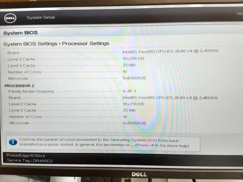 Dell PowerEdge R730xd, 2x Xeon E5-2640v4 2.4GHz 10C, 64GB DDR4, H730p mini _