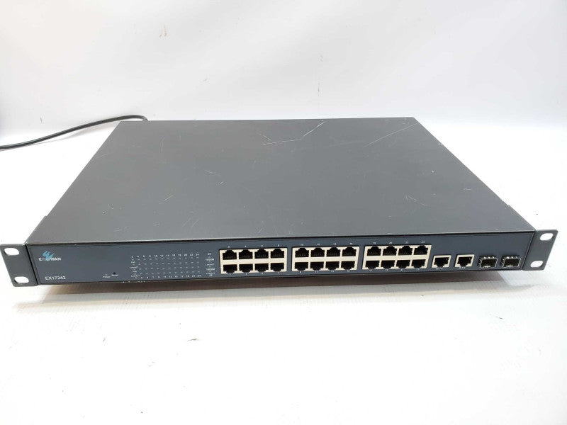 EtherWAN EX17242 Web-Smart 24-Port PoE Gigabit Ethernet Switch (
