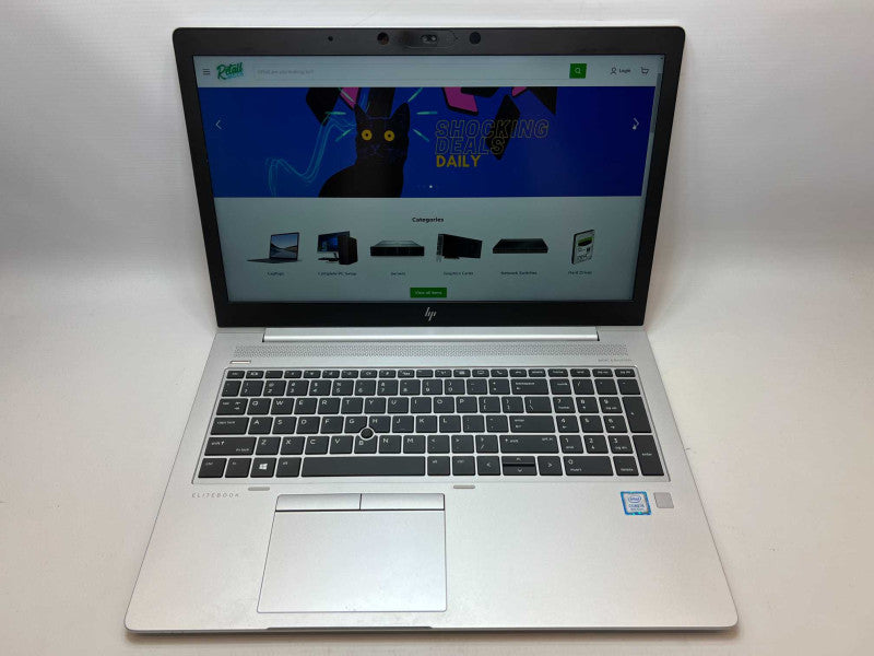 HP EliteBook 850 G5 with i5-8250U 8GB RAM & 128GB SSD storage -