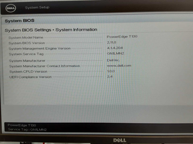 Dell PowerEdge T130, Xeon E3-1220v5 3.0GHz, 16GB, No RAID, Read _