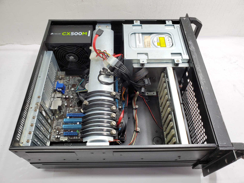 Custom Rackmount PC- ASUS P8B75-MCSM, i3-3220 3.3GHz No RAM No HDD |