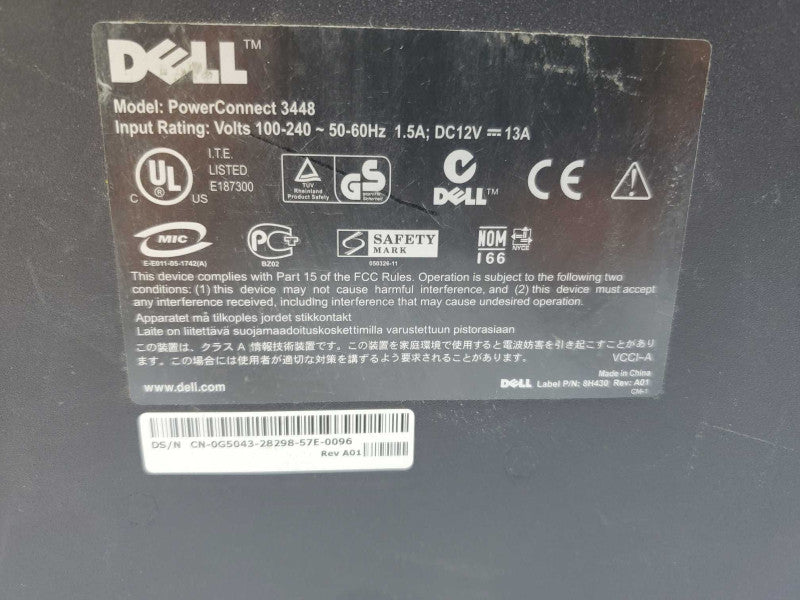 Dell PowerConnect 3448P 48 x Ethernet 2x SFP 2x GE Managed Switch (