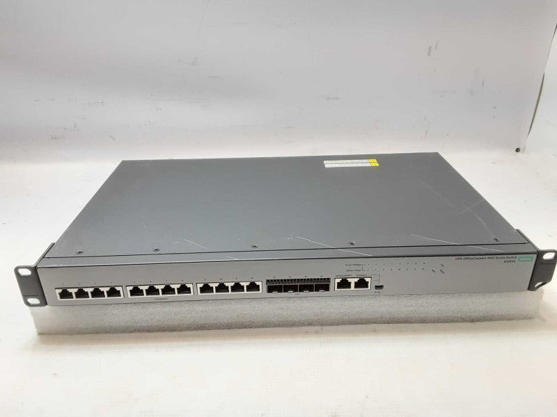 HPE JH295A 1950-12XGT 4SFP+ 12x 10GBASE-T Switch, Factory Reset _