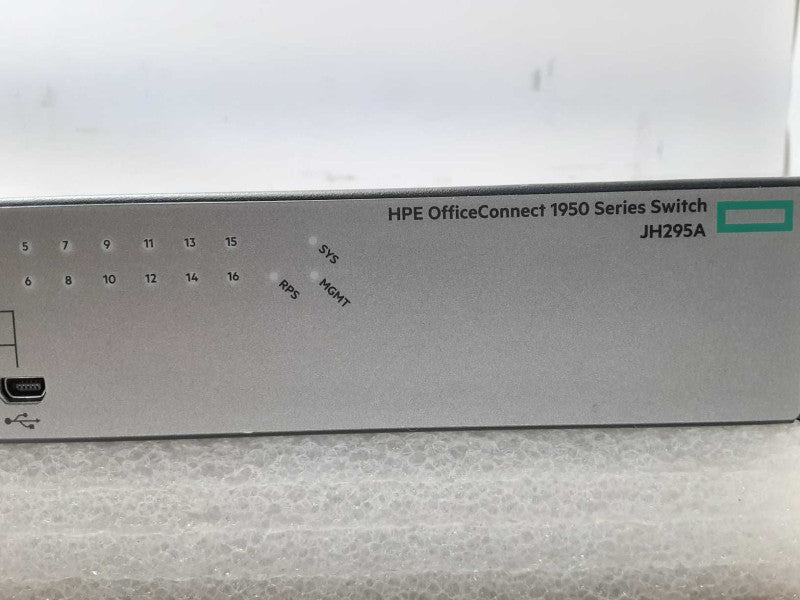 HPE JH295A 1950-12XGT 4SFP+ 12x 10GBASE-T Switch, Factory Reset _