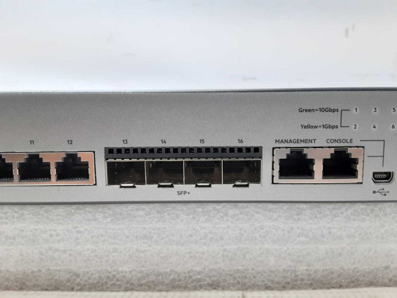 HPE JH295A 1950-12XGT 4SFP+ 12x 10GBASE-T Switch, Factory Reset _