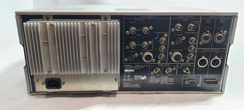 Sony UWU-1800P Video Cassette Recorder BetaCam SP For Parts $