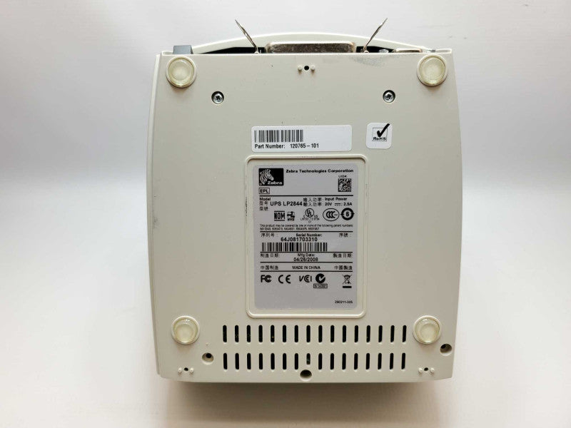 Zebra LP2844-Z USB Thermal Barcode Label Printer No AC Adapter - Tested (